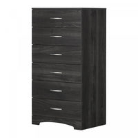 Step One Commode 6 Tiroirs - Chene Gris