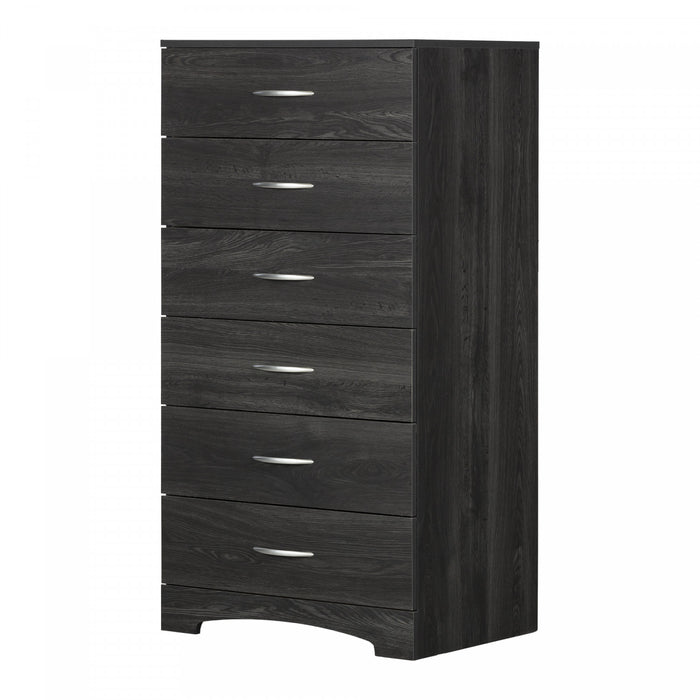 Step One Commode 6 Tiroirs - Chene Gris