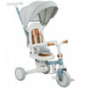 Qaba Tricycle 7 En 1 Pour Tout-petits Avec Guidon Reglable, Bleu