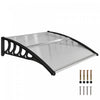 Outsunny Fenetre Auvent Porte Auvent Porte d'entree Couverture de patio