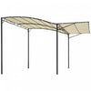 Outsunny 10x8pi Tonnelle De Terrasse En Metal Avec Auvent Lateral Extensible Abri Exterieur Jardin Pare-soleil Auvent Pont Porte Fenetre Auvent Creme Blanc