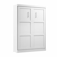 Lit double escamotable mural Pur de Bestar de 59 po - blanc