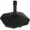 Outsunny Support de parasol en beton 48lbs pour jardin terrasse gris noir