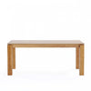 Table de salle a manger Rockaway Modern Industry Chic 180 cm en finition naturelle