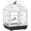 Cage A Oiseaux A Toit Ouvert De 30 Po Avec Support Roulant