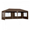 Tente de reception Outsunny 18,7' x 9,4', jardin Auvent pour evenements, couleur cafe