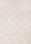 Carpette Leonardo blanche et grise à motif de carreaux - 5 pi 3 po x 7 pi 7 po