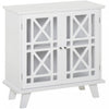 HOMCOM Buffet Moderne avec Portes Ajourees et Etagere, Armoire