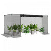 Outsunny Cage de culture tente de protection des plantes 8 pi x 4 pi, noir