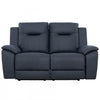 Causeuse inclinable electrique Sutton de 66 po rembourree - Bleu