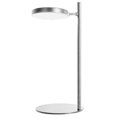 Dainolite Fia 1 Light LED Table Lamp Satin Chrome|Lampe de table Fia de Dainolite avec fini chromé satiné et 1 ampoule à DEL