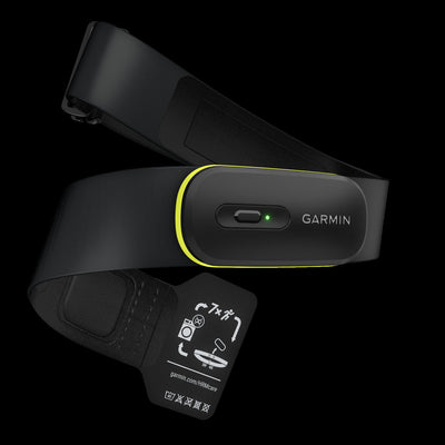 Garmin Hrm 600 Heart Rate Monitor M-xl, Black/yellow, Running Dynamics, Fitness Tracker, 2-month Battery, Bluetooth, Ant+