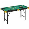 Soozier Ensemble De Table De Billard Pliante De 55 Po Reglable, Vert