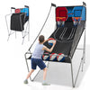 Costway Double Shot Basketball Arcade Game Avec 8 Modes De Jeu Arcade Sound Electronic Scoring Red