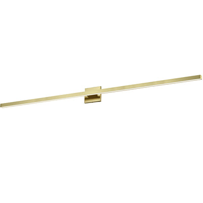 Dainolite Arandel Vanity Light 4"d 36w LED Aged Brass White Acrylic Diffuser Lamp|Lumière de coiffeuse Arandel de Dainolite de 4 po de diamètre en acrylique blanc qui diffuse la lumière, avec fini laiton vieilli et ampoule à DEL de 36 W