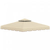 Outsunny 9.8' X 9.8' Toit De Rechange Pour Tonnelle Double Toit Beige