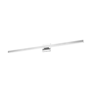 Dainolite Arandel Vanity Light 4"d 24w LED Polished Chrome White Acrylic Diffuser Lamp|Lumière de coiffeuse Arandel de Dainolite de 4 po de diamètre en acrylique blanc qui diffuse la lumière, avec fini chromé poli et ampoule à DEL de 24 W
