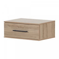 Primo Table De Chevet Flottante 1 Tiroir - Chene Rustique