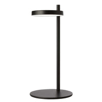Lampe de table Fia de Dainolite avec fini noir mat et 1 ampoule à DEL