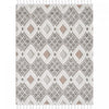 Carpette à poil long Quinto Twinkle orange - 5 pi 7 po x 7 pi 3 po