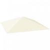 Outsunny Couverture De Remplacement Pour Gazebo Remplacement Du Toit, Creme