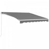 Outsunny Auvent Electrique Retractable 10' X 8' Avec Telecommande, Gris