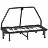 Outsunny Trampoline Pour Enfants Avec Fonction Musicale Cadre En Acier Interieur Rebond Age 3 A 6 Ans Noir