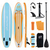 Petit Conseil Gonflable De Sup Goplus, Conseil De Pagaie Portable Avec Des Anneaux 5d Se Tiennent Sur Le Conseil De Pagaie Pour La Jeunesse Et L'adulte Orange