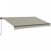 Outsunny 13' X 10' Auvent Retractable, Abri Pare-soleil, Gris Clair