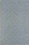 Tapis Contemporain Laura 6'7\" x 9'6\" en Bleu