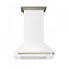 Hotte de cuisiniere murale Aria de 36 po, blanc-FRHWM5095-36WHT