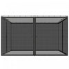 Outsunny Moustiquaire de Remplacement pour Gazebo 10' x 12', Noir