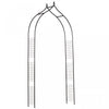 Outsunny Arche De Jardin En Metal 8pi Pour Plantes Grimpantes, Noir