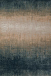 Tapis Contemporain Sable 5'1\" x 7'7\" en Bleu