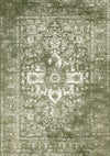 Tapis Florence vert et blanc elegant et classique, 7'9\" x 10'6\"