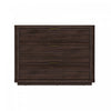 Table de nuit moderne Evelyn 32\" en brun (3 tiroirs)