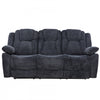 Sofa inclinable manuel Renner de 80 po rembourre avec levier - Gris fonce