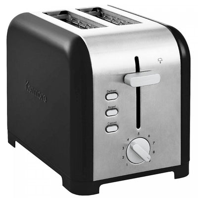 Kenmore 2-Slice Black Toaster - KKTS2SB|Grille-pain Kenmore à 2 tranches, noir - KKTS2SB