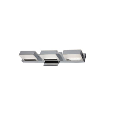 Dainolite Viola 3 Light LED Wall Vanity Light Polished Chrome Finish Lamp|Lumière de coiffeuse murale Viola de Dainolite avec fini chromé poli et 3 ampoules à DEL