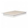 Step One Lit Plateforme - Blanc Solide
