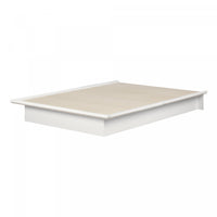 Step One Lit Plateforme - Blanc Solide