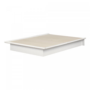 Step One Lit Plateforme - Blanc Solide