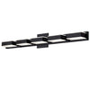 Lumière de coiffeuse murale Viola de Dainolite avec fini noir mat et 5 ampoules à DEL
