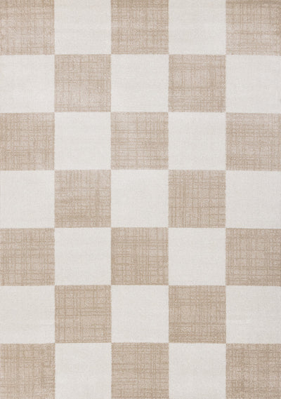 Covington Modern Checkered Indoor Area Rug - 5'3" x 7'7"|Carpette Covington à motif de damier moderne pour l’intérieur - 5 pi 3 po x 7 pi 7 po