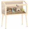 Cage a Hamster en Bois, Cage a Gerbille avec Toit Ouvrant