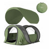 Outsunny Tente Pop-Up de Camping pour 4-5 Personnes, Vert