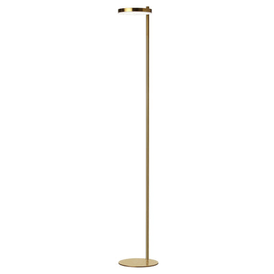 Dainolite Fia 1 Light LED Floor Lamp Aged Brass|Lampe à pied Fia de Dainolite avec fini laiton vieilli et 1 ampoule à DEL