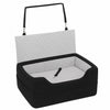PawHut Siege auto pour chien, rehausseur pour petits chiens jusqu’a 10 kg, gris