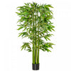 HOMCOM Arbre artificiel en bambou de 5.3pi pour decoration interieure, vert