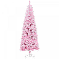 Homcom Arbre De Noel Artificiel Floque De Neige De 6 Pieds